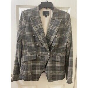 Banana Republic Banana Republic Cadet Cozy Windowpane Blazer size 8